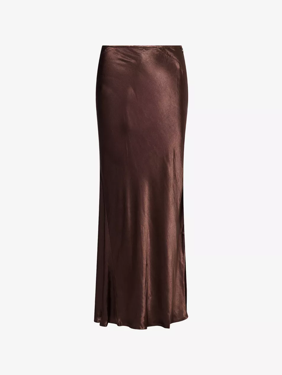 Charli Satin Maxi Skirt - 6