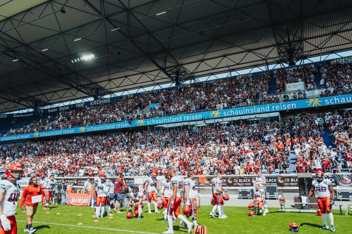 European League of Football match