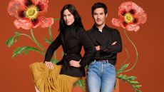 Alexa Chung and Joseph Altuzarra in the Old Navy x Altuzarra campaign.
