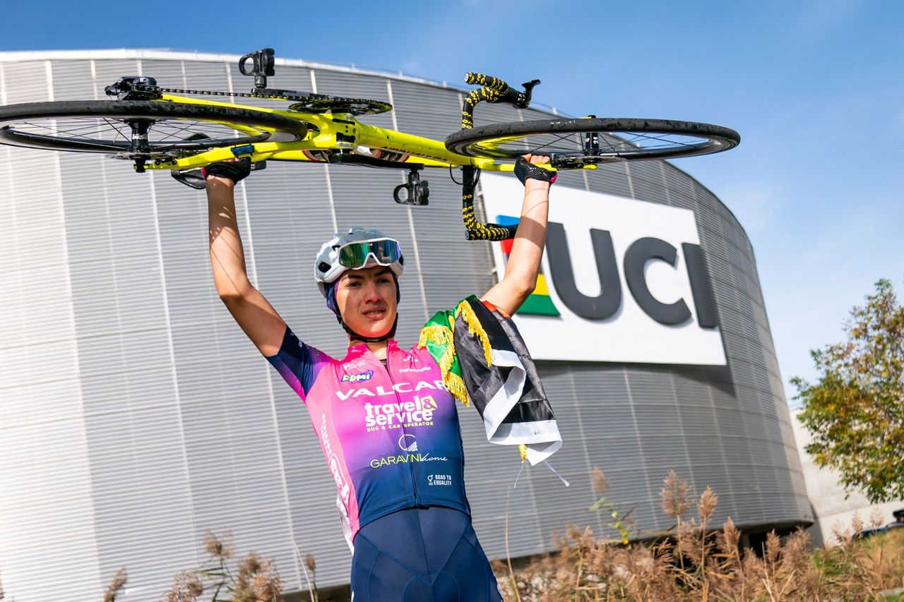 The Afghanistan National Women's Road Race was held in Aigle