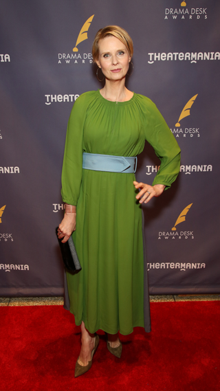 Cynthia Nixon attends the 2017 Drama Desk Awards at Town Hall on June 4, 2017 in New York City