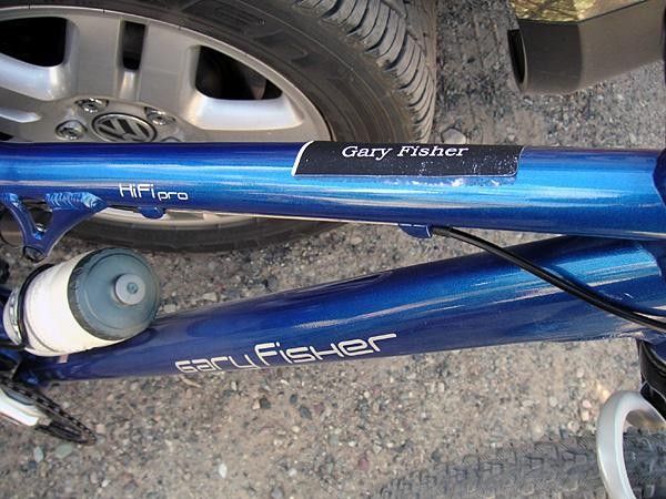 The top tube decal