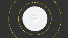 The TP-Link Omada EAP723 on the ITPro background