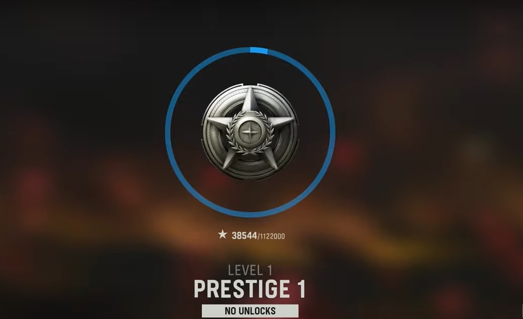 Call of Duty: Vanguard Prestige rank