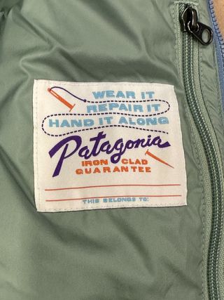 A close-up of Patagonia’s Worn Wear initiative in action