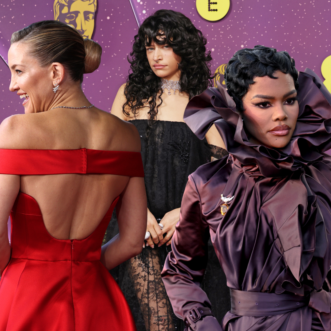 kate hudson odessa and teyana taylor at the 2026 baftas red carpet