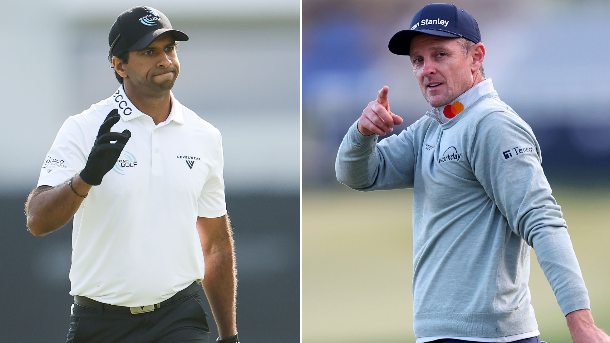 Aaron Rai and Justin Rose