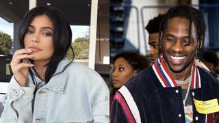 Travis Scott might be the best boyfriend ever, posted on Snapchat when helping with Kylie Cosmetics swatches