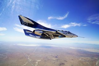 VSS Unity glides home after second supersonic flight