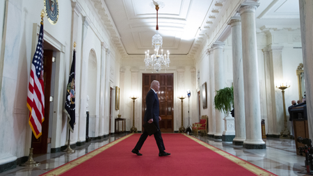 Joe Biden walking