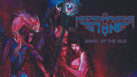 Necromancing The Stone, 'Jewel Of The Vile' album cover