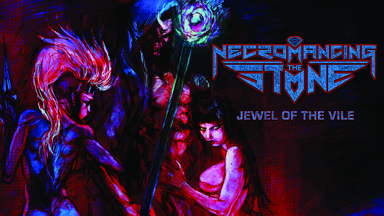 Necromancing The Stone, &#039;Jewel Of The Vile&#039; album cover