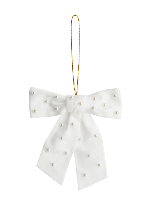 Large Beaded Bow Decoration