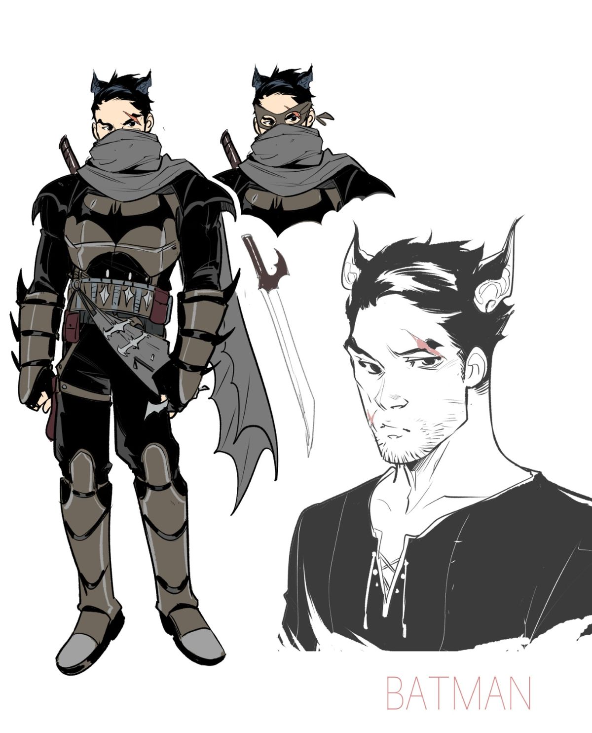 RWBY/Justice League character designs