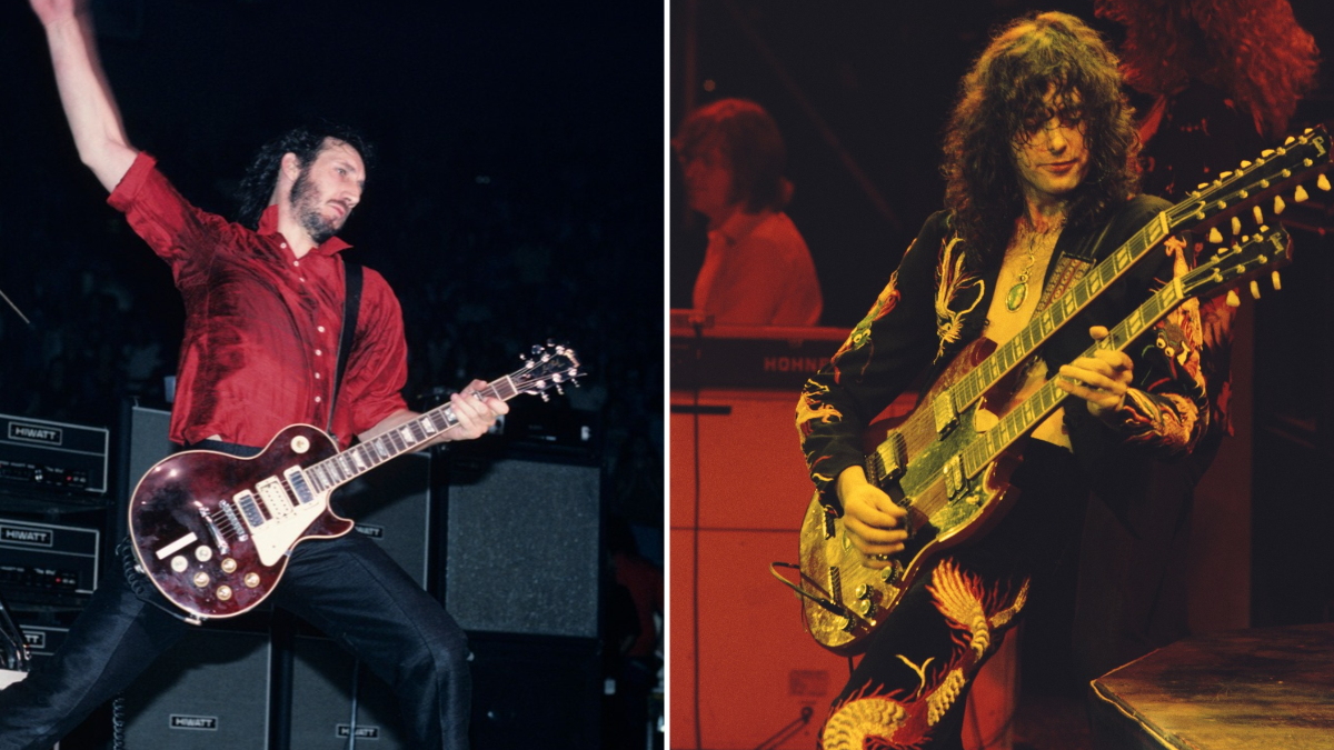 Pete Townshend and Jimmy Page comp