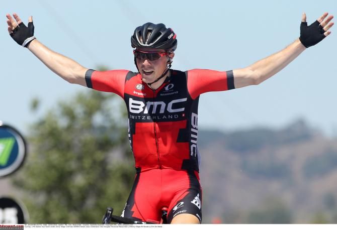 Dennis Rohan (BMC) had time to celebrate his first win in BMC colours