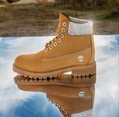 Jimmy Choo and Timberland to launch collection with rhinestone boots Woman Home