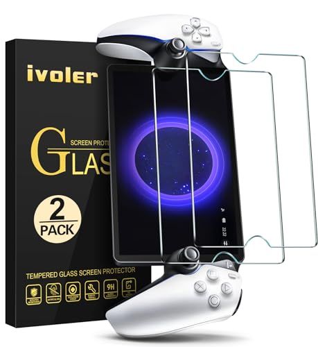 Ivoler 2-Pack Tempered Glass Screen Protector for Playstation Portal