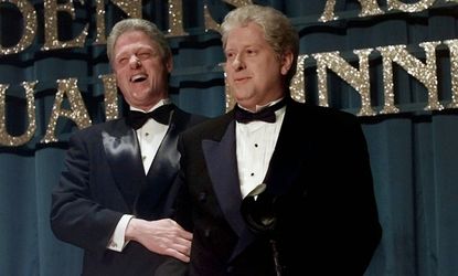 Bill Clinton and look-alike Darrell Hammond 
