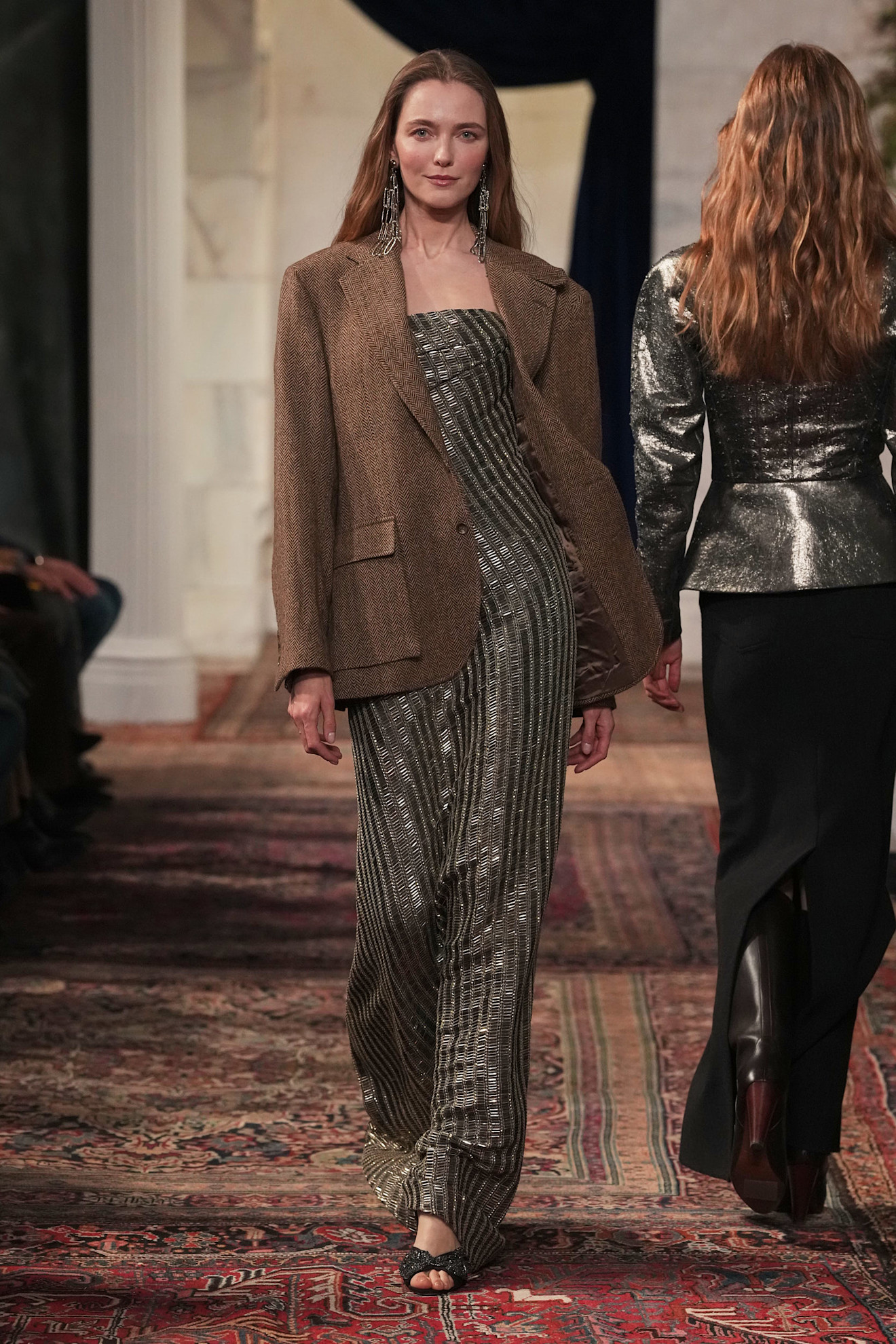 models walk the Ralph Lauren Fall 2026 runway