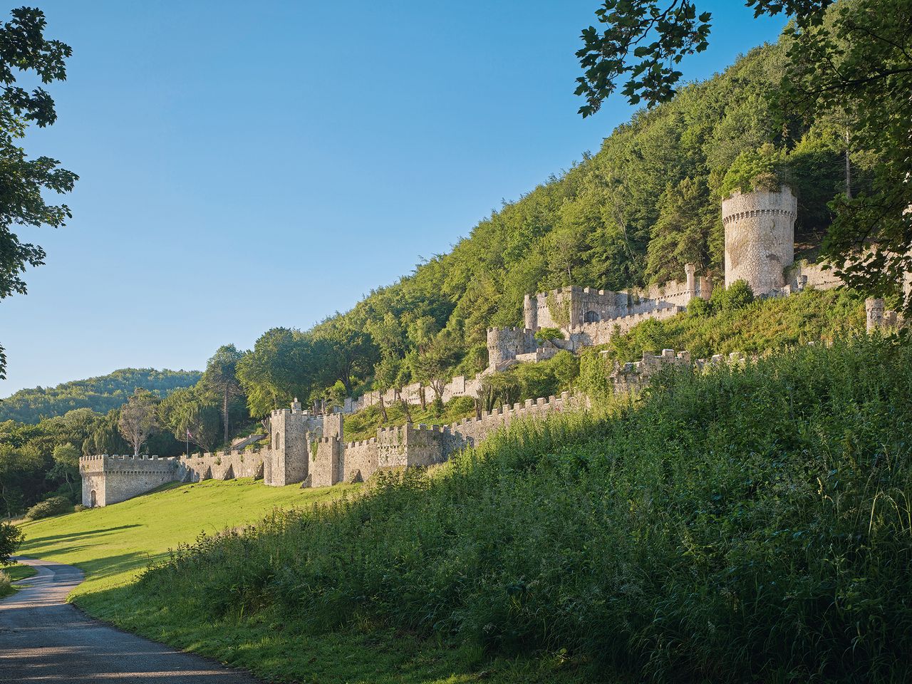 View from the west of Gwrych Castle. Picture © Paul Highnam for the Country Life Picture Library