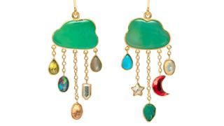 Grainne Morton Cloud & Rain drop earrings