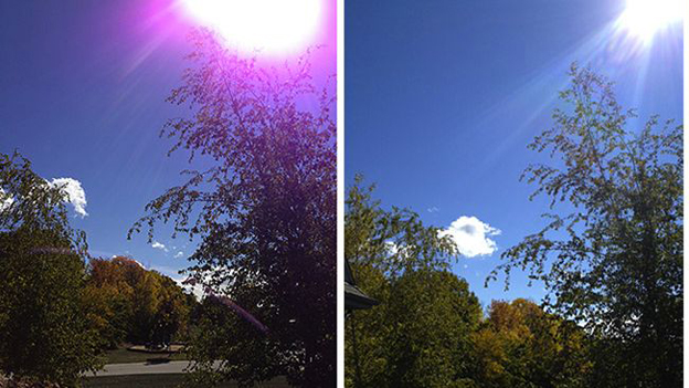 iPhone 5 users report &#039;purple halo&#039; camera glitch