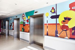 University College Hospital mural