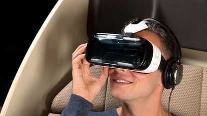 Samsung Gear VR in-flight