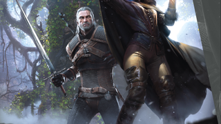 Geralt and Yen crop 2 - Witcher 3 Artbook