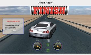 A WebGL racing game: simple, but addictive. Try it out!