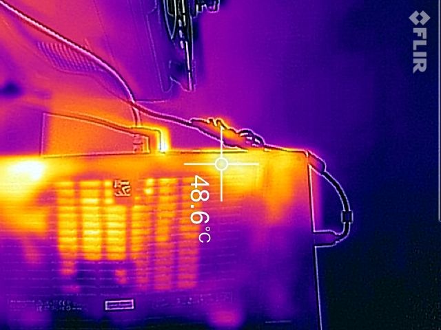 MSI GT72S Load Temperatures - Bottom-Left Exhaust