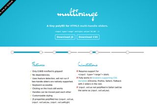 web design tools: Multirange