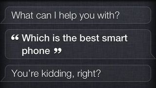 Siri changes her tune