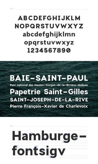 Free font: Charlevoix