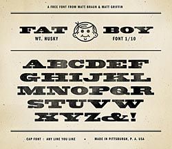 Bearded wood type fonts