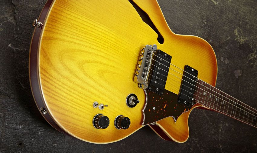 GSG's own-design pickups feature barium ferrite magnets and are fully encapsulated. The pull/ push coil splits voice the screw coils of each