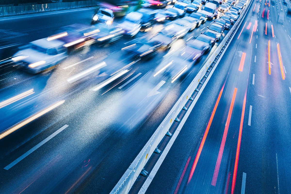 Traffic in Night by Chinaface