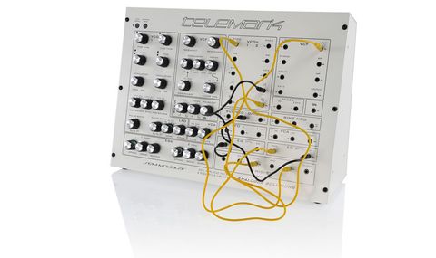 The patch panel on the right allows you to access pretty much all aspects of the synth in terms of control and routing