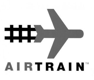The Airtrain logo was created by mulit-disciplinary design firm Pentagram