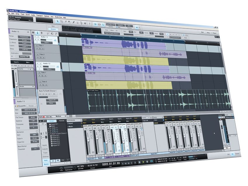 Studio One's single-screen focus remains from its earlier incarnation.