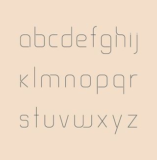 Free fonts: Thin Line