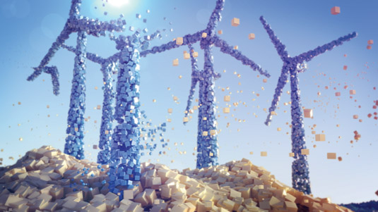 Everything for the DNA spot was created with Cinema 4D, V-Ray and After Effects