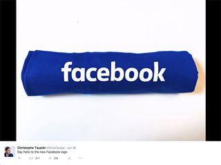 Facebook logo Tweet