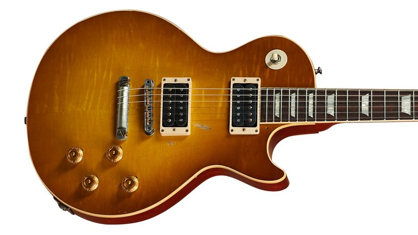 The '59 Les Paul features a pair of Custom Bucker #3s