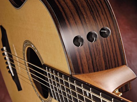 Taylor's Expression System keeps all eight strings in check when plugged in