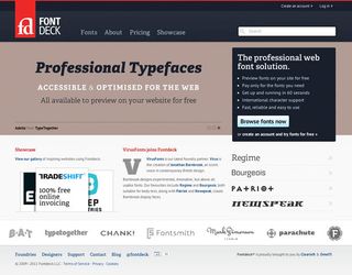 Web fonts from the likes of Fontdeck should be accessible in a perfect web design app, argue professional designers