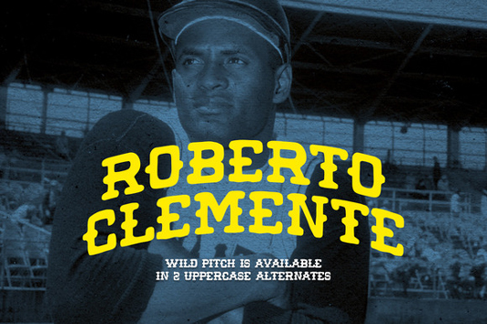 Free font: Wild Pitch