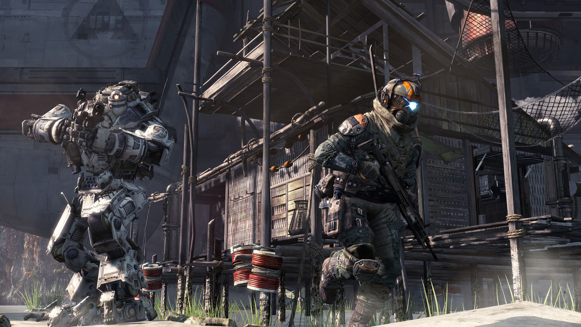 Titanfall screenshots show all the mechs and jetpowered bumbags you could ever want
