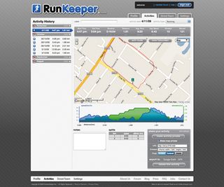RunKeeper map